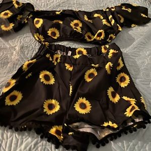 matching top and shorts set